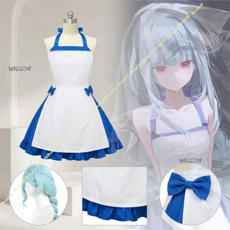 Japanese Street Fashion Female - Robe de personnage bleue Zeno, tenue