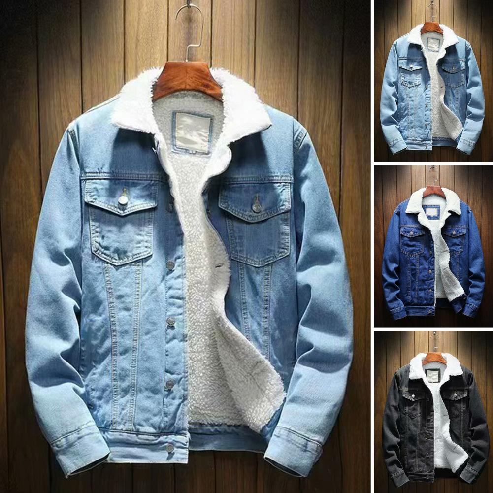 Street Fashion Jeans Men - Veste en Jean épaisse pour hommes,