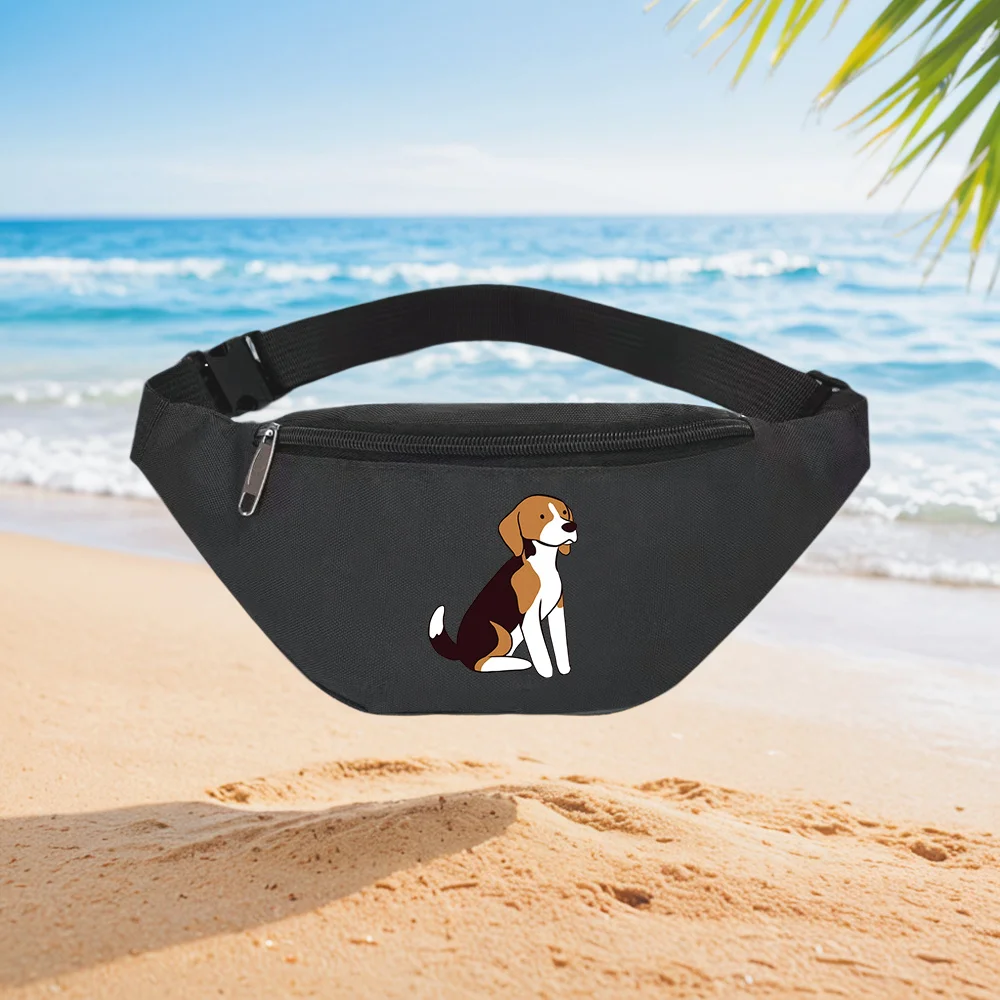 Street Fashion Pose - Adorable Beagle chien assis Pose taille