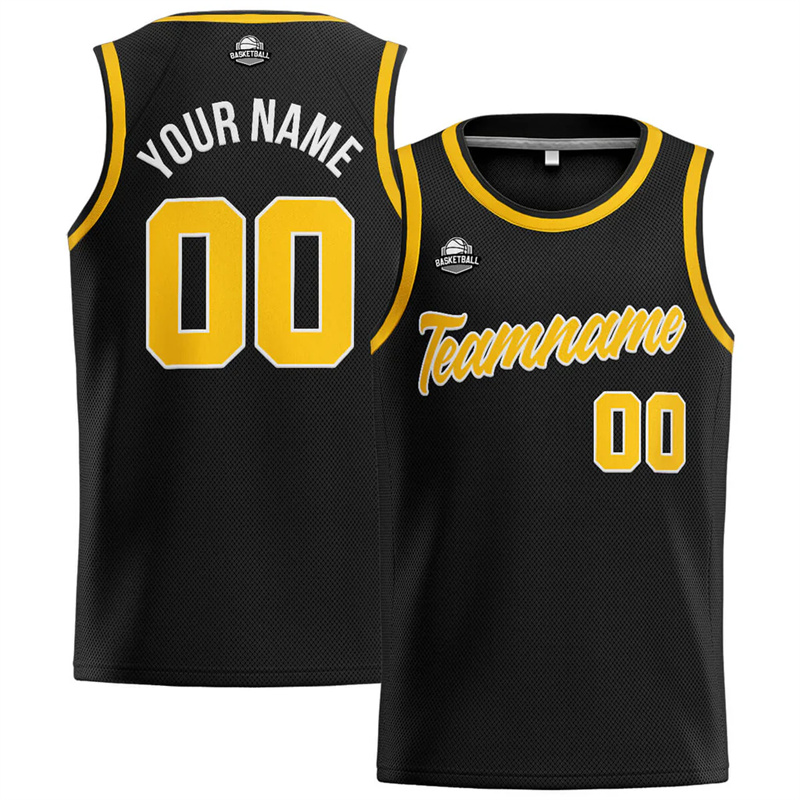 Street Fashion Name - Gilet de basket-ball noir pour hommes