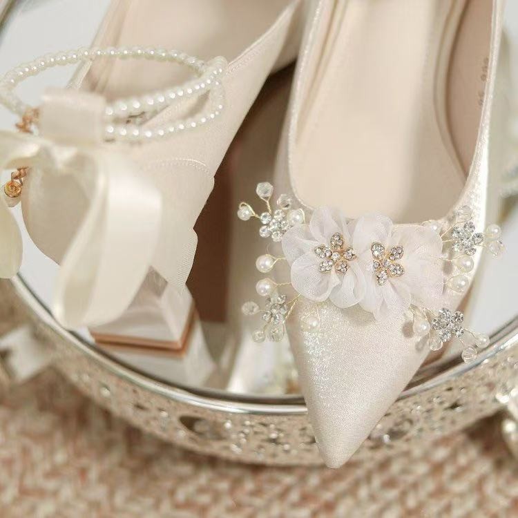 French Street Fashion - Chaussures de mariage de style français,