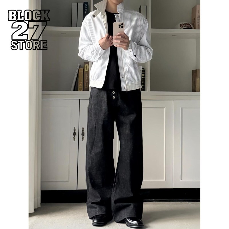 Street Fashion Jeans Men - Jeans pour hommes Harajuku été lettre