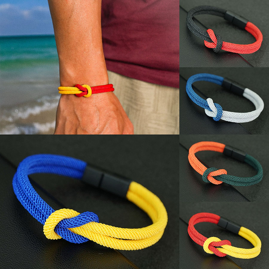 5 Styles hommes corde Bracelet - Street Fashion In Milan avis et prix