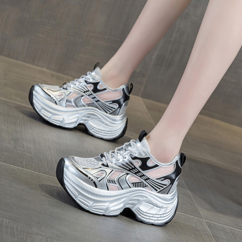 Baskets compensées 8 cm pour f - Chunky Sneaker Platform avis et prix