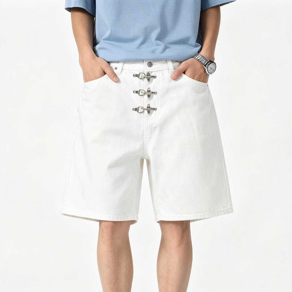 Short en jean ample pour homme - Street Fashion Jeans Men avis et prix