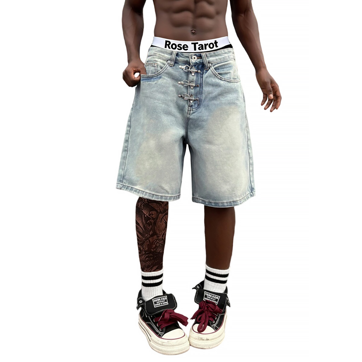 Short en jean ample pour homme - Street Fashion Jeans Men avis et prix