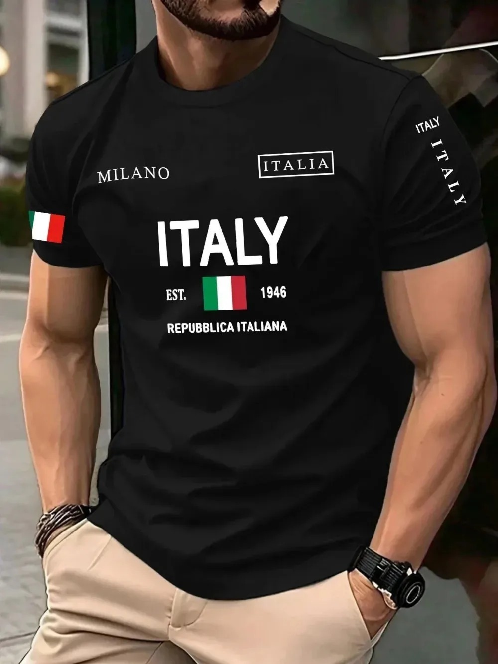 T-shirt Homme Respirant à Séch - Street Fashion In Milan avis et prix