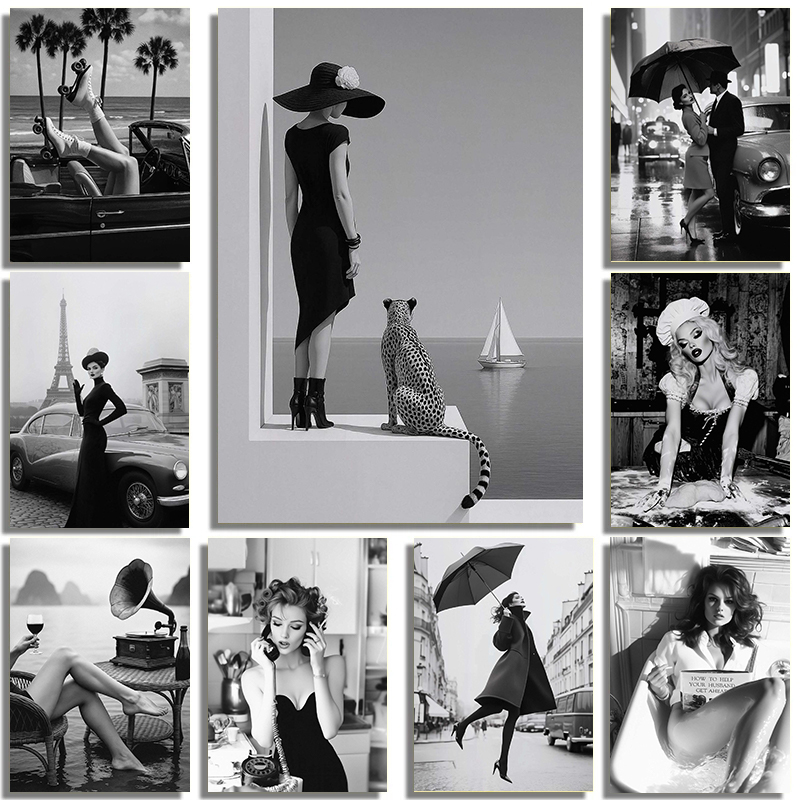 Affiche d'art de portrait de m - Street Fashion Model avis et prix