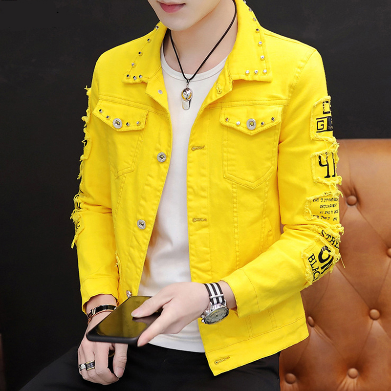 Printemps automne hommes Rivet - Street Fashion Jeans Men avis et prix