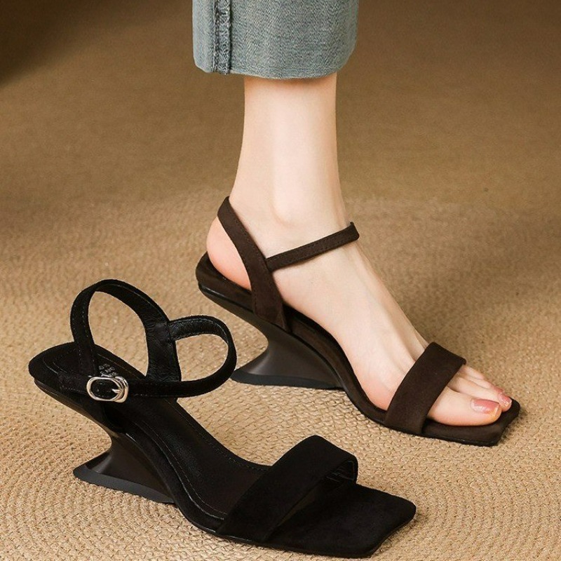 Sandales à lanières françaises - French Street Fashion avis et prix