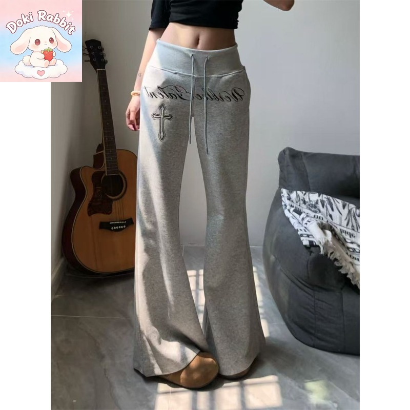 Pantalon évasé taille haute am - Korean Street Fashion Female avis et prix