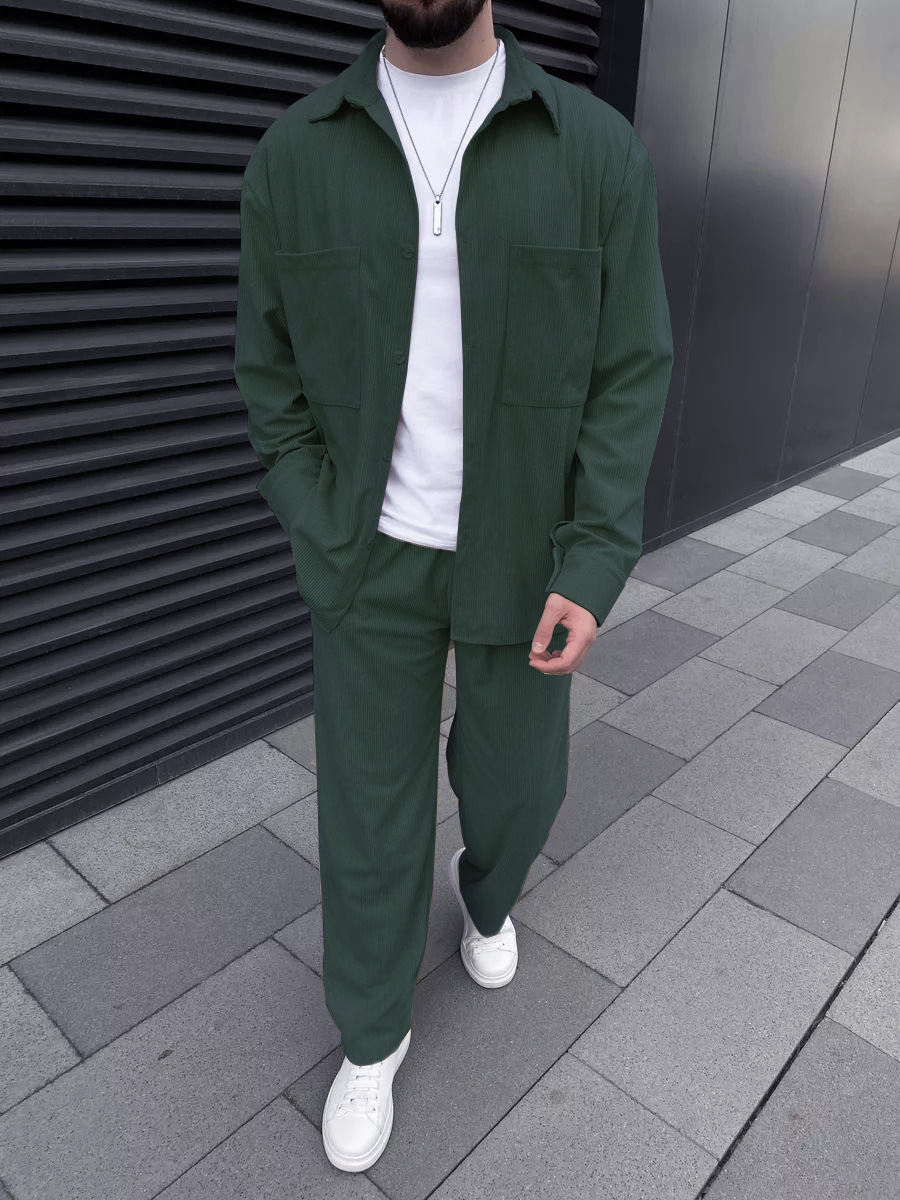 Ensemble deux pièces en velour - Street Fashion Outfit avis et prix