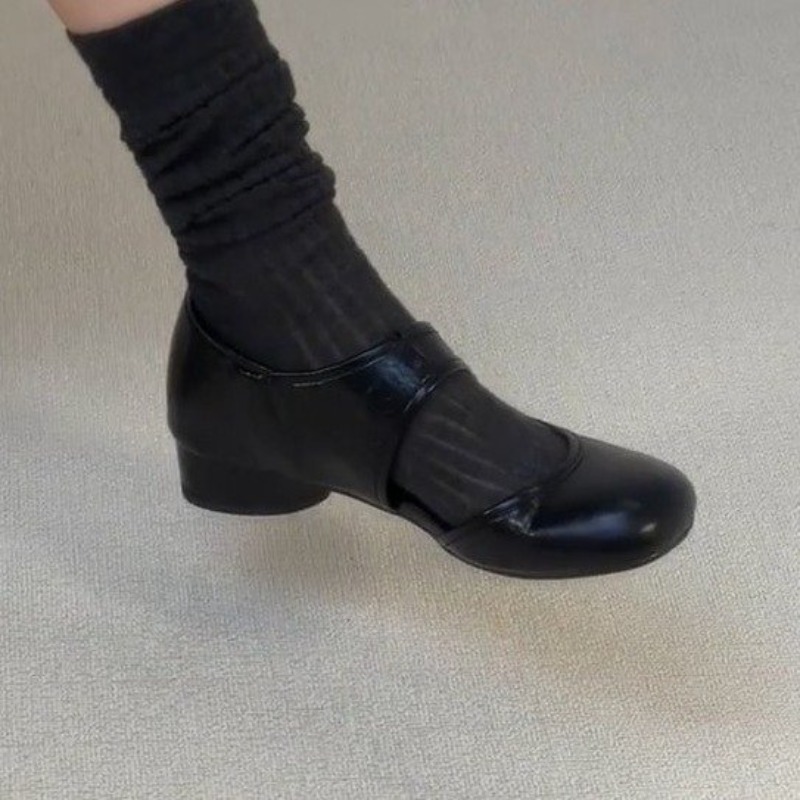 Chaussure simple à bout rond e - French Street Fashion avis et prix