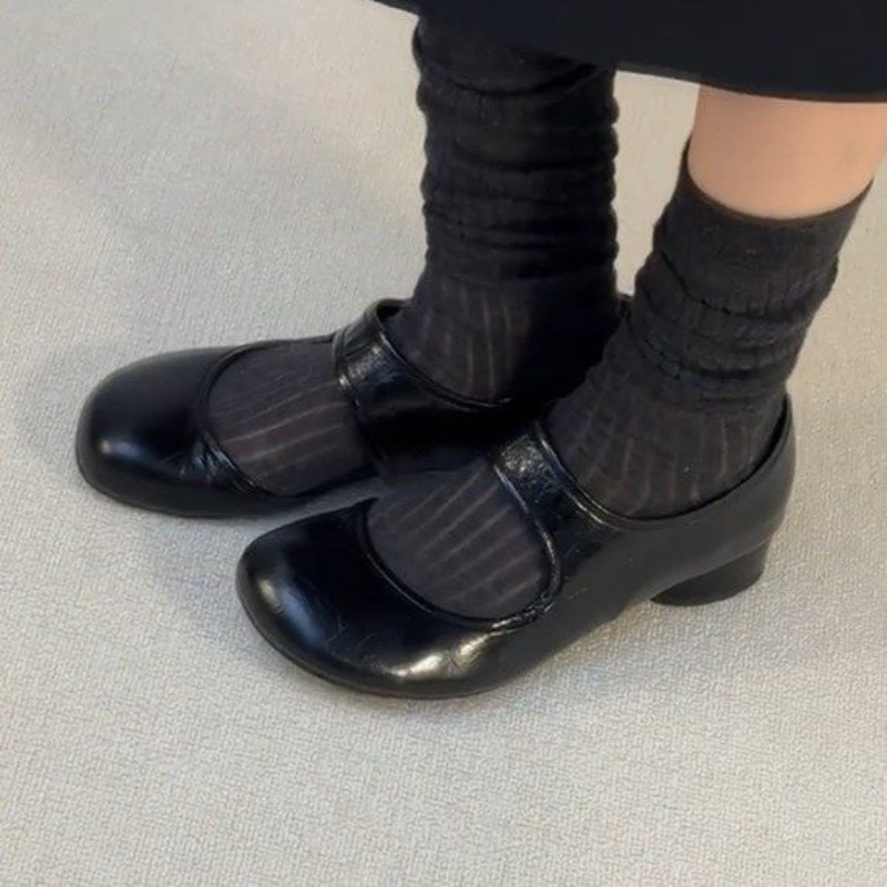 Chaussure simple à bout rond e - French Street Fashion avis et prix