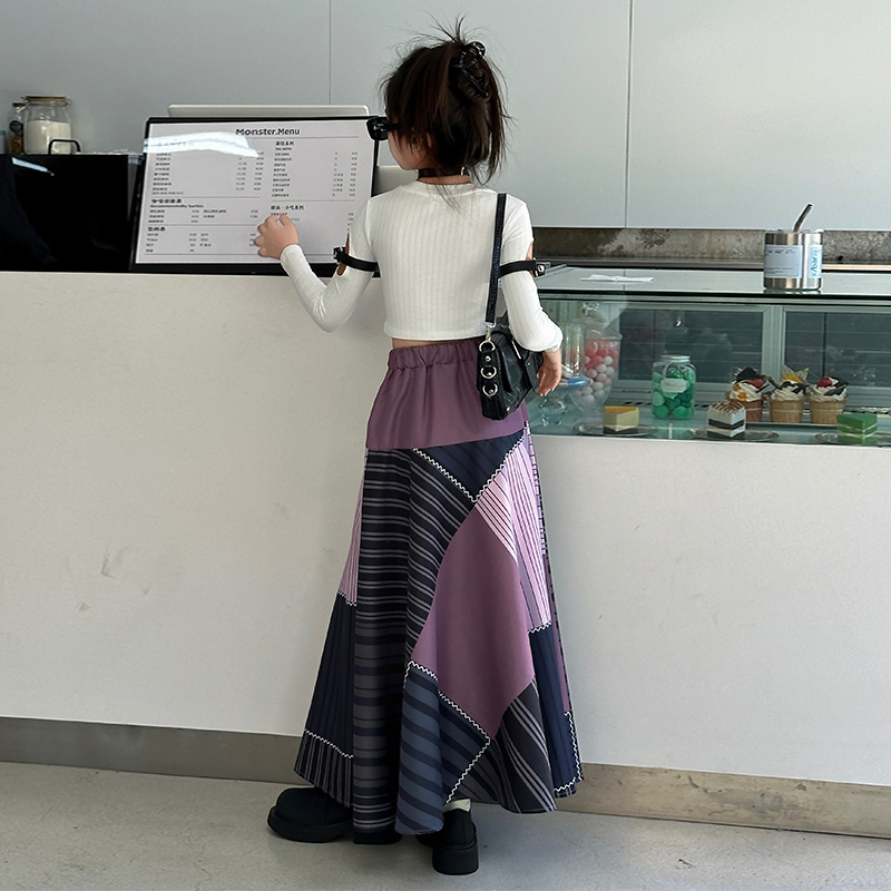Jupe longue patchwork taille h - Japanese Street Fashion Female avis et prix
