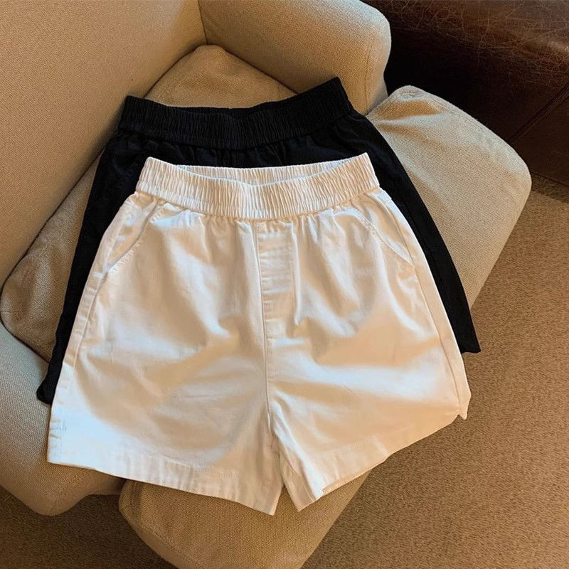 Short en coton taille haute po - Korean Street Fashion Female avis et prix