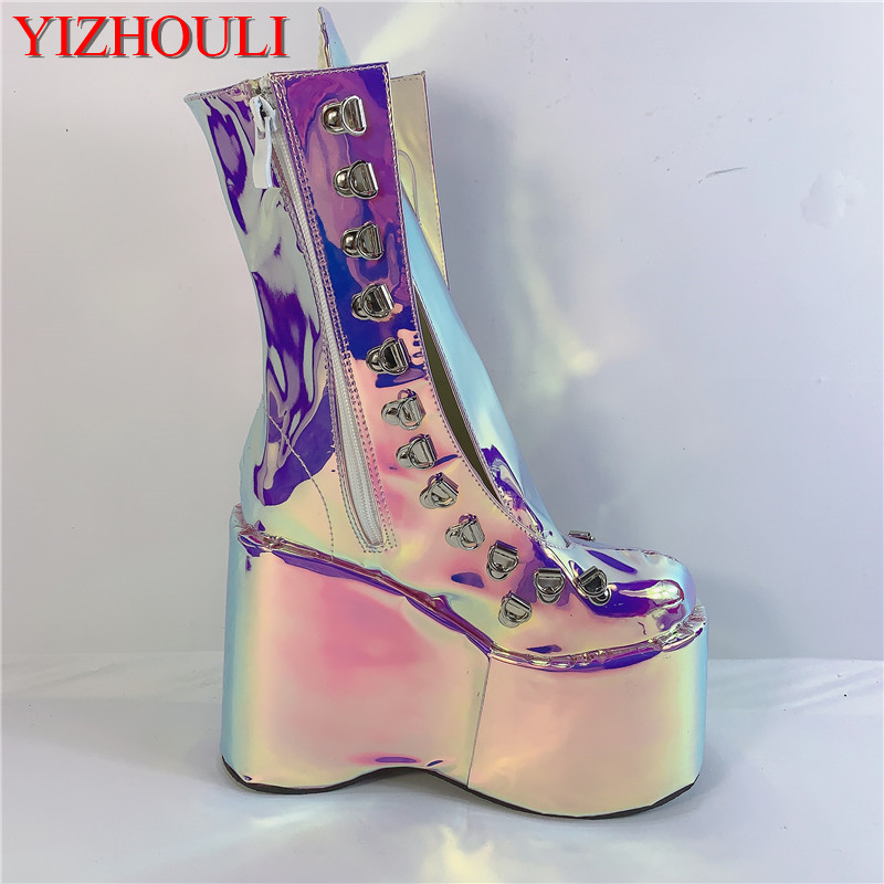 Talon compensé violet magique  - Street Fashion Model avis et prix