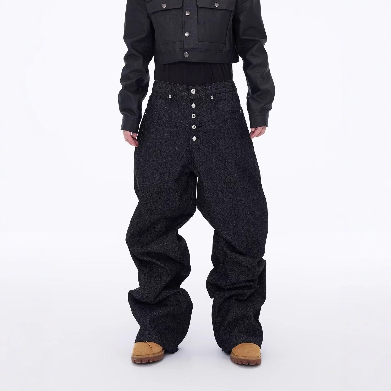 Jean rétro américain délavé à  - Street Fashion Jeans Men avis et prix
