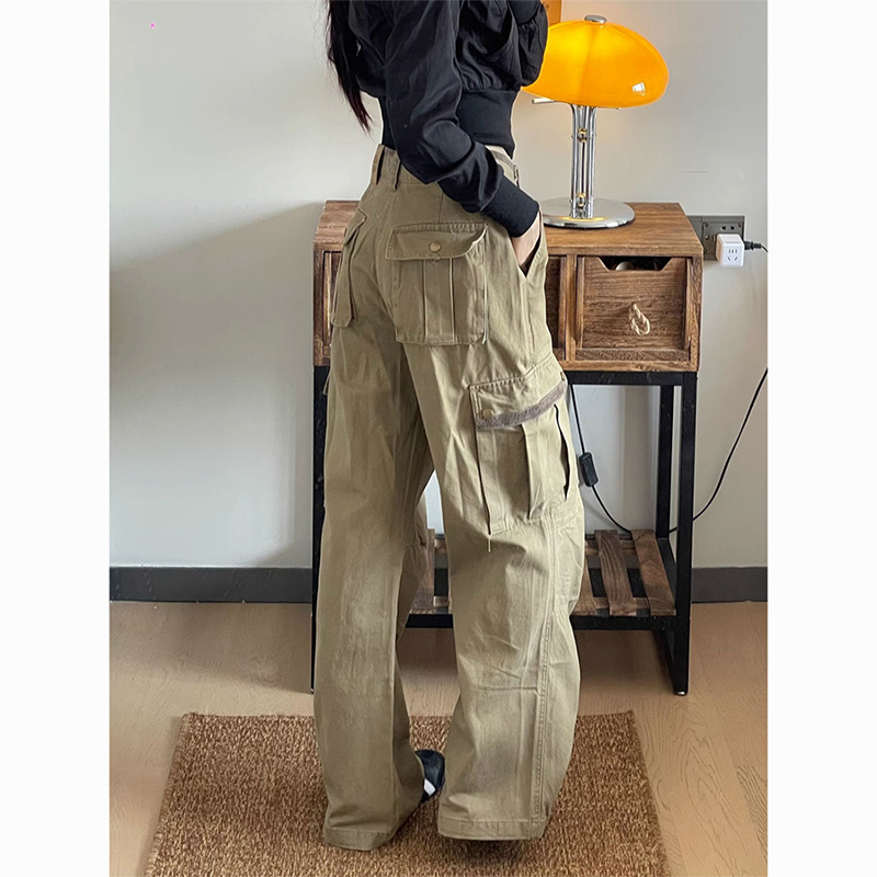 Nouveau Baggy kaki Cargo panta - Japanese Street Fashion Female avis et prix