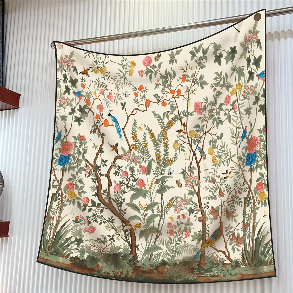 Écharpe d'oiseau florale franç - French Street Fashion avis et prix