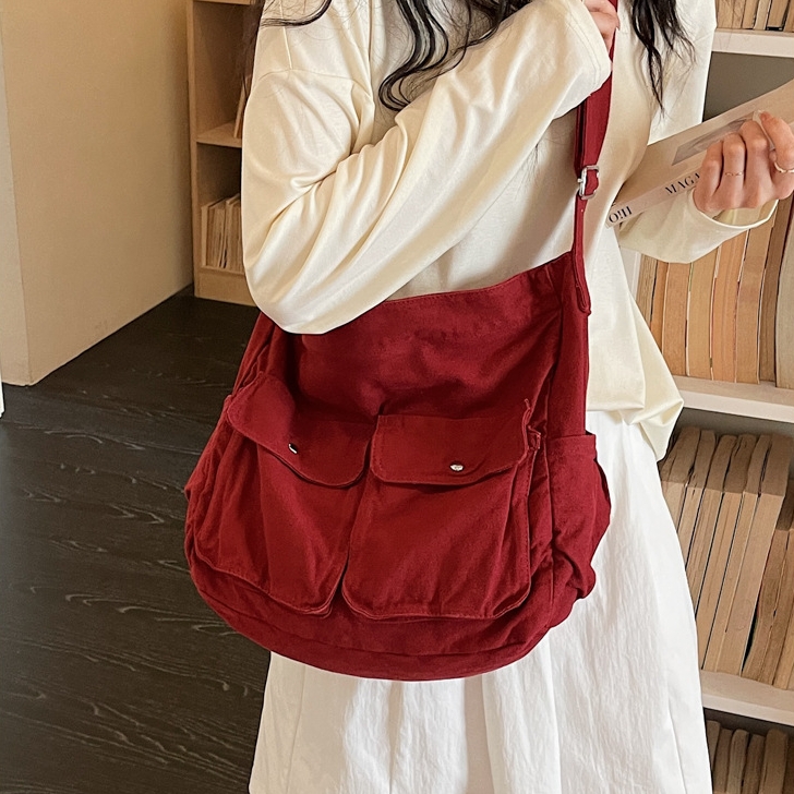 Sac à bandoulière en toile Y2K - Korean Street Fashion Female avis et prix
