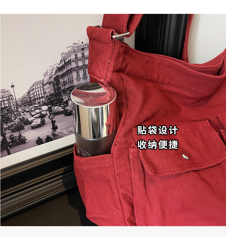 Sac à bandoulière en toile Y2K - Korean Street Fashion Female avis et prix